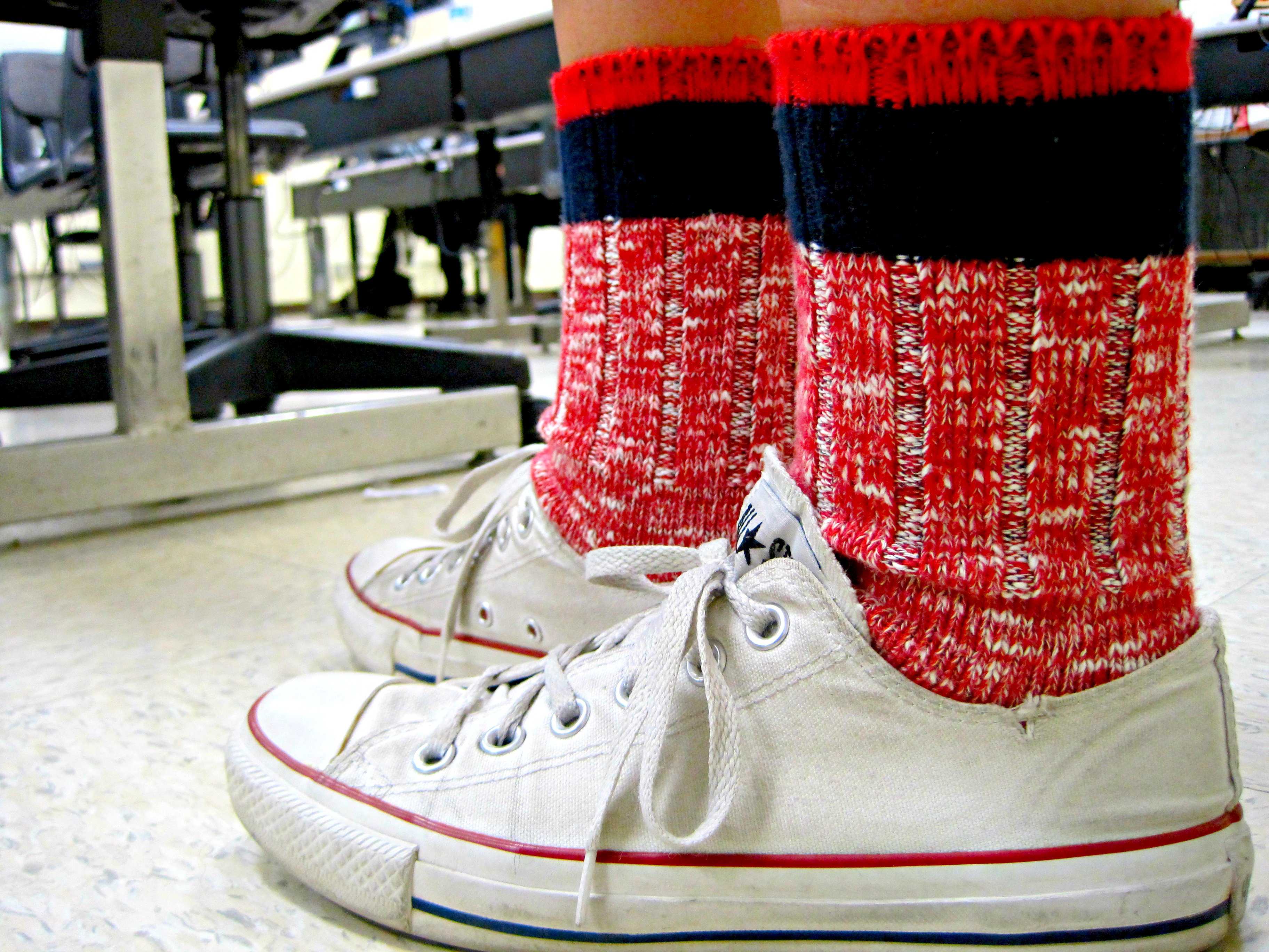 Non Verbal Students With Shoes And Sock